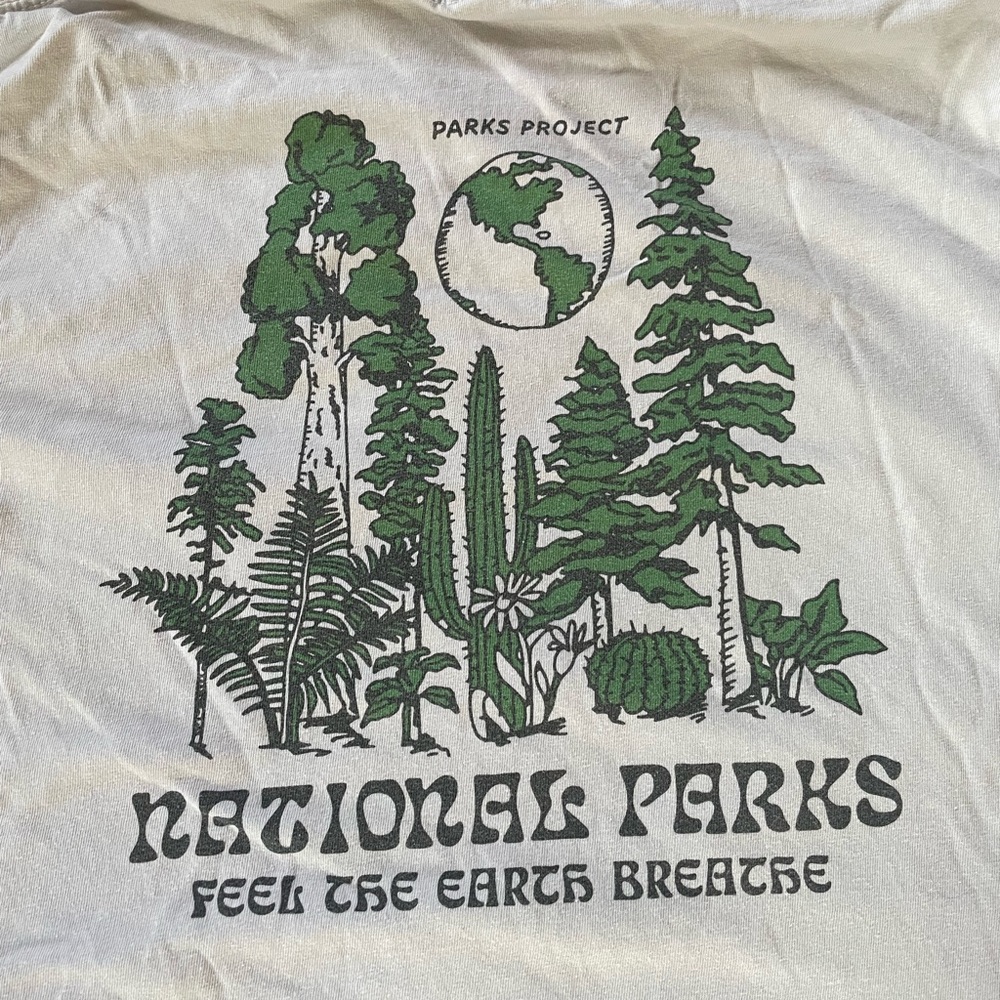 Parks Project Green and Black Long Sleeve Tee